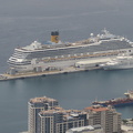 Costa Magica im Hafen von Gibraltar